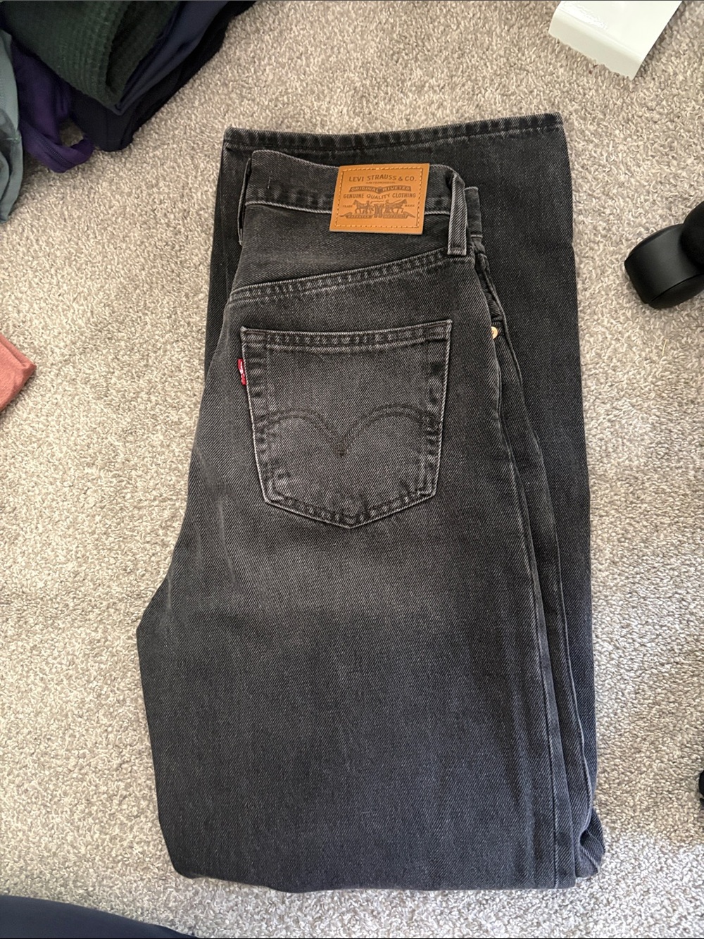 Levi’s Ribcage Wideleg Black - Picture 4 of 4